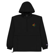 Load image into Gallery viewer, Fleur De Lis Monarch Mosaic Windbreaker
